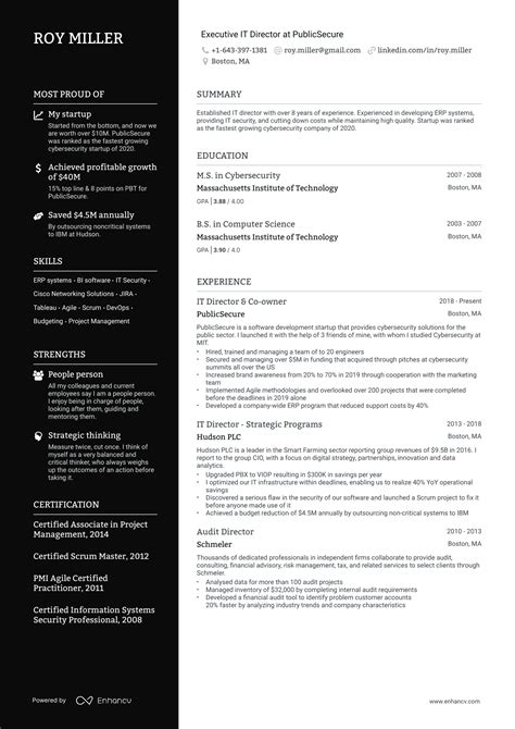 8 IT Director Resume Examples Guide For 2024