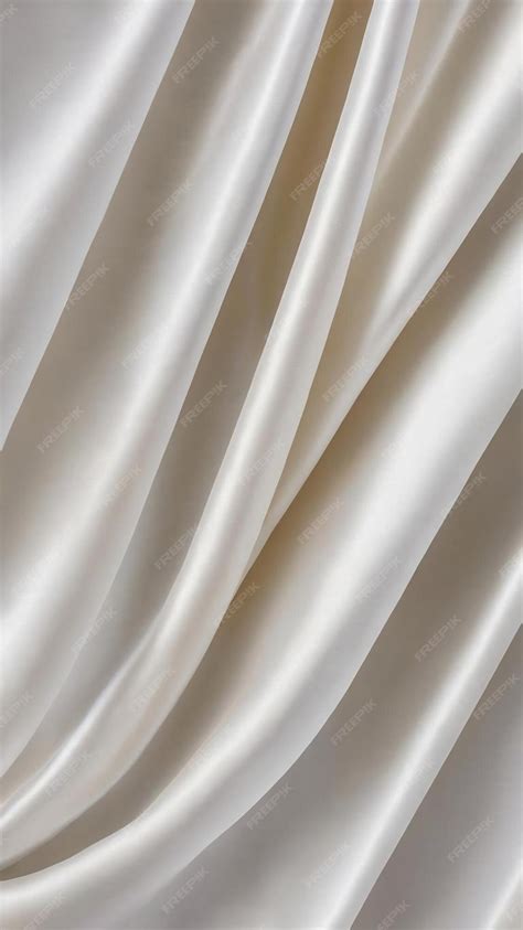 Premium AI Image | White fabric texture backgroundwhite satin fabric