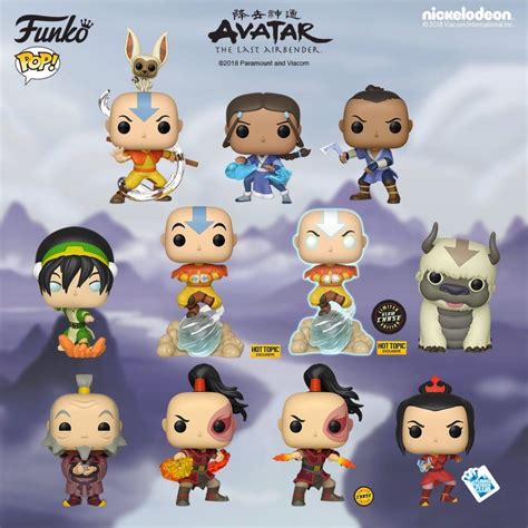 Avatar A Lenda De Aang Funko Revela Figuras Pop Da Série