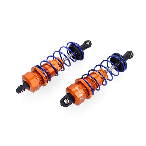 2PCS ZD Racing 7358 Alloy Oil Filled Front Shock Damper Absorber For 1