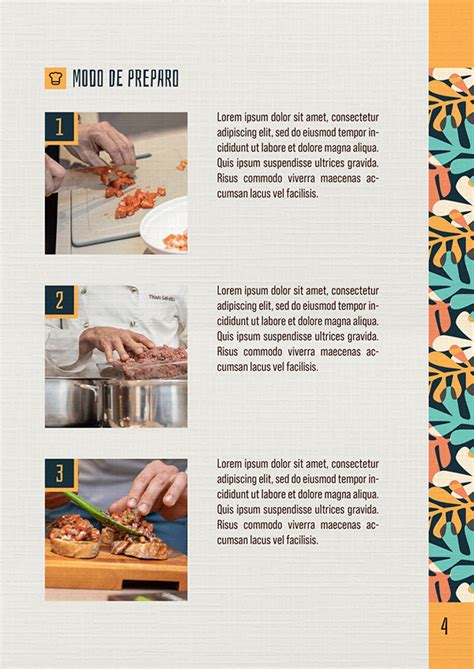 E Book De Receitas Tiago Salv Tico On Behance