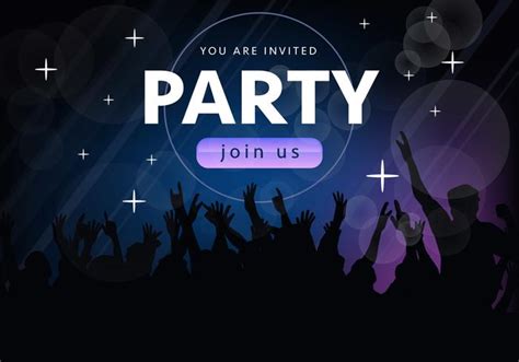 Join Us Party Invitation Vector 160734 Vector Art at Vecteezy