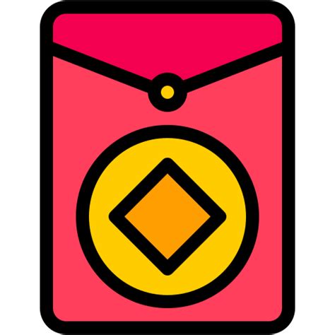 Red Envelope Generic Outline Color Icon