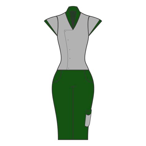 Female Uniform Free Svg