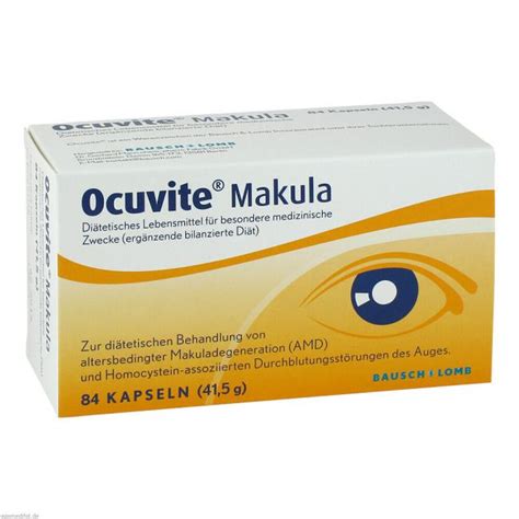 Ocuvite Makula Kapseln St Preisvergleich Pzn Medipreis De