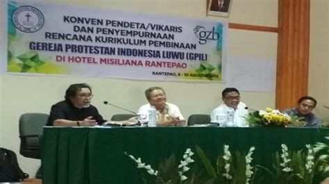 Konven Pendeta Se Gpil Bergumul Soal Kurikulum Pembinaan Warga Gereja