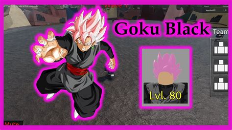 Lvl 80 Goku Black Showcase Anime Mania Youtube