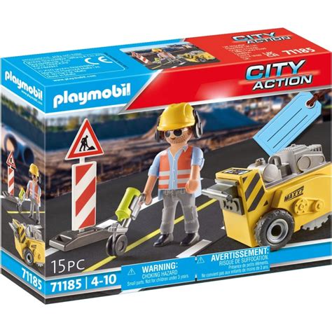 Playmobil Construction Worker Gift Set A2Z Science Learning Toy Store