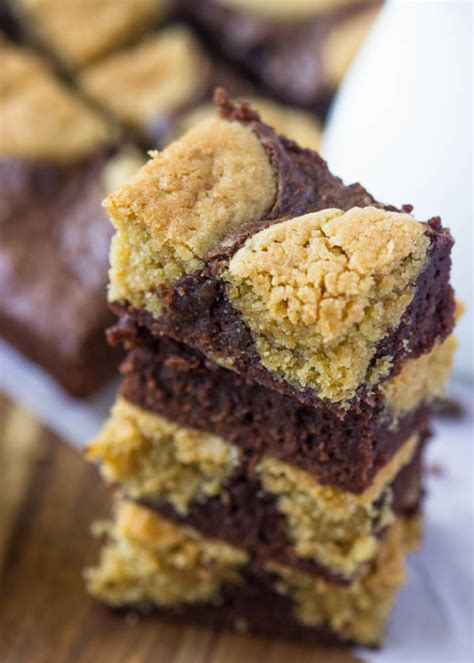 Peanut Butter Cookie Brownies Gimme Delicious