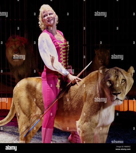 Female Circus Lion Tamer