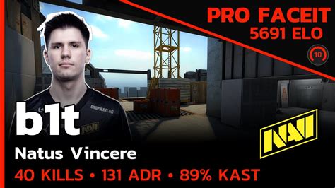 B1t NAVI GOES NUCLEAR On FACEIT W M0NESY VERTIGO FACEIT LVL 10