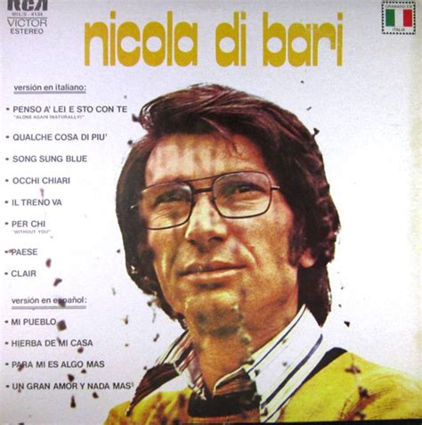 Nicola Di Bari – Nicola Di Bari (1973, Vinyl) - Discogs