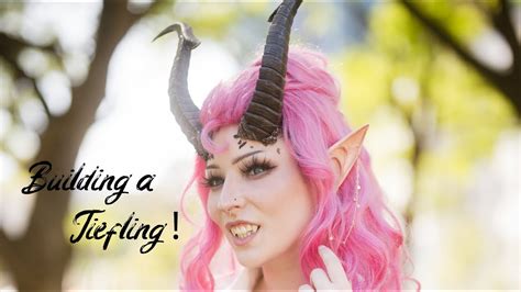 Building a Tiefling, Quick cosplay for a convention ! - YouTube