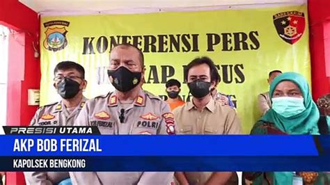 Polsek Bengkong Gelar Konferensi Pers Ungkap Pelaku Perbuatan Cabul Dan