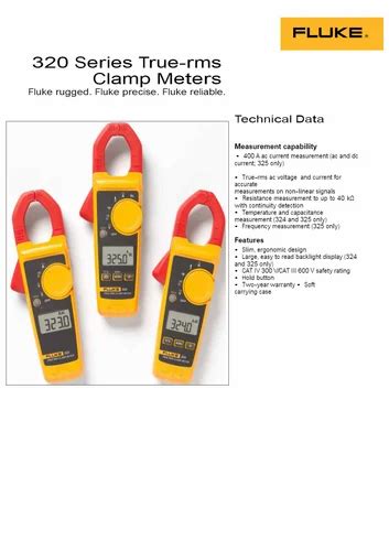 Fluke True Rms Clamp Meter At Fluke Clamp Meter In New