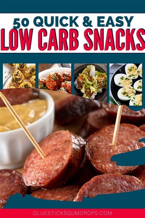 50 Low Carb Snack Ideas