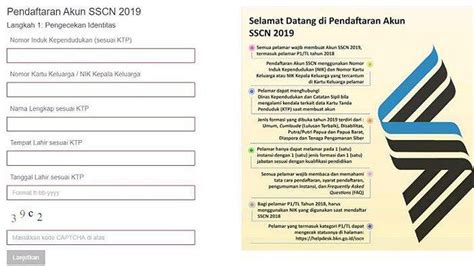 Registrasi Pendaftaran Akun Cpns Di Sscasn Bkn Go Id Cara Login