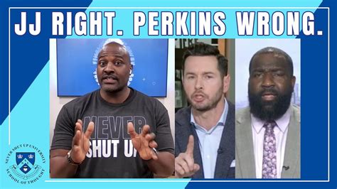 Jj Redick Right Kendrick Perkins Wrong Stephen A Smith Skip