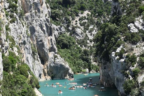 Gorges Du Verdon Sprong Naar Frankrijk