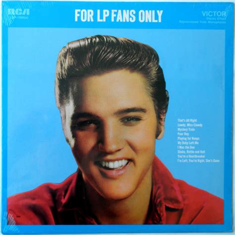 Elvis Presley For Lp Fans Only 1971 Vinyl Discogs