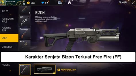 5 Karakter Senjata Bizon Terkuat Free Fire FF Esportsku