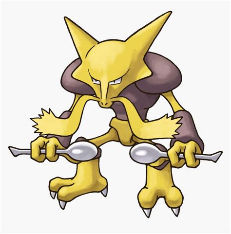 Shiny Alakazam Pokemon Go, HD Png Download - kindpng