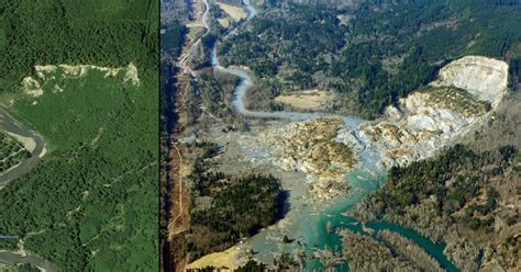 Before and After: Photos Show Mudslide's Destruction - NBC News