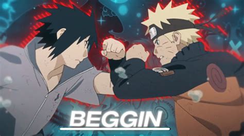 NARUTO VS SASUKE BEGGIN AMV EDIT YouTube