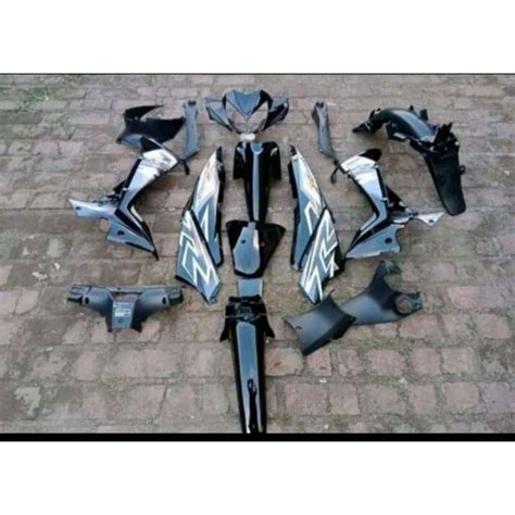 Jual Cover Bodi Fullset Honda Supra X Batman Warna Hitam Shopee