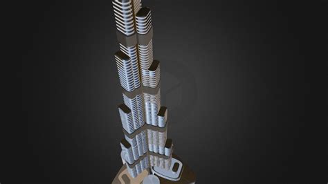 Burj Khalifa 3d Model By Sila3d 68dd88a Sketchfab