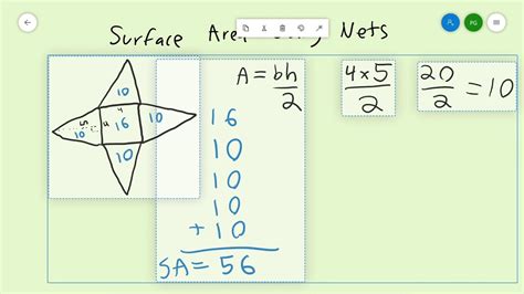 Finding Surface Area Using Nets