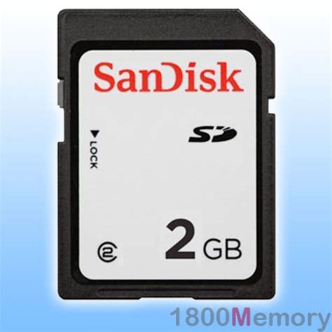 Genuine Sandisk 2gb Sd Secure Digital Memory Card Sd Class2 2g Sdsdb