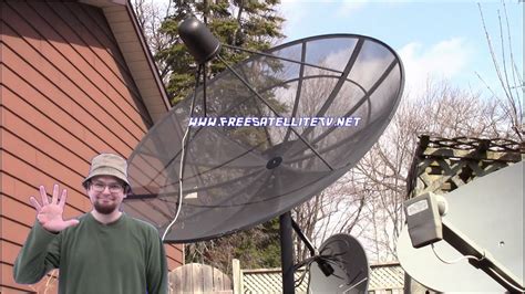 Automatically Tracking Geostationary C Band Satellites Dish Moving