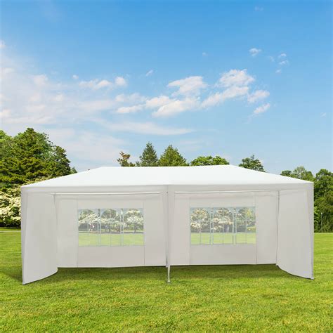 Outsunny 6m X 3m Garden Gazebo Marquee Canopy Party Tent Canopy Patio