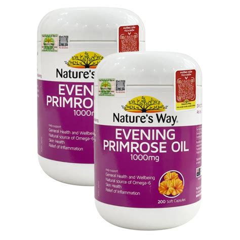 Combo Nature S Way Evening Primrose Oil Mg V Vitamin V S C