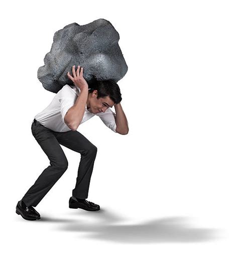 man carry rock stock  pictures royalty  images istock