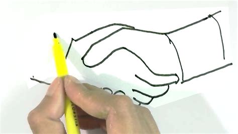 How To Draw Handshake In Easy Steps For Beginners YouTube