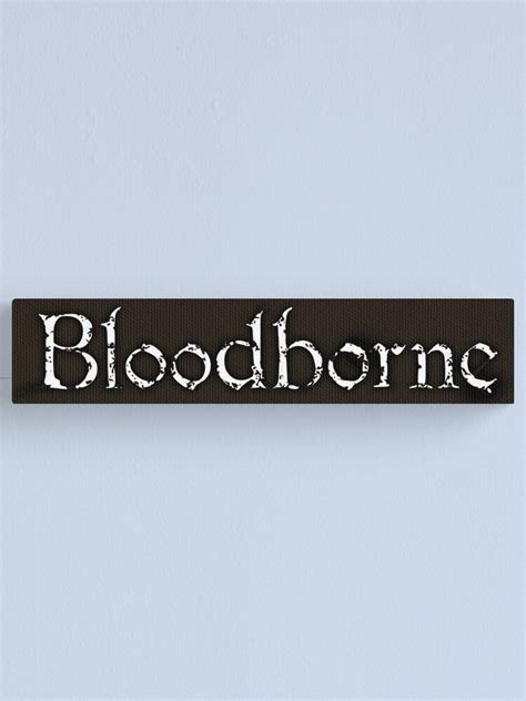 "HQ Bloodborne Logo (vector)" Canvas Print for Sale by tellek | Redbubble