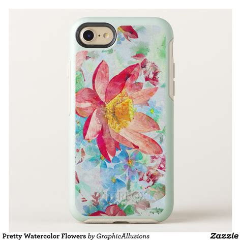 Pretty Watercolor Flowers Otterbox Iphone Case Iphone Cases Otterbox Otterbox