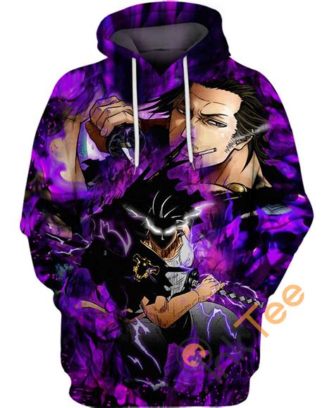 Black Clover Yami Sukehiro 3d Printed All Over Custom Hoodie Herasem