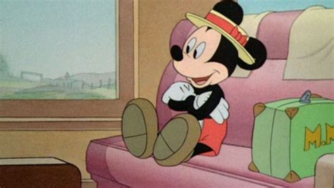 "Mickey Mouse on a train" This scene from the 1940 short: "Mr. Mouse ...