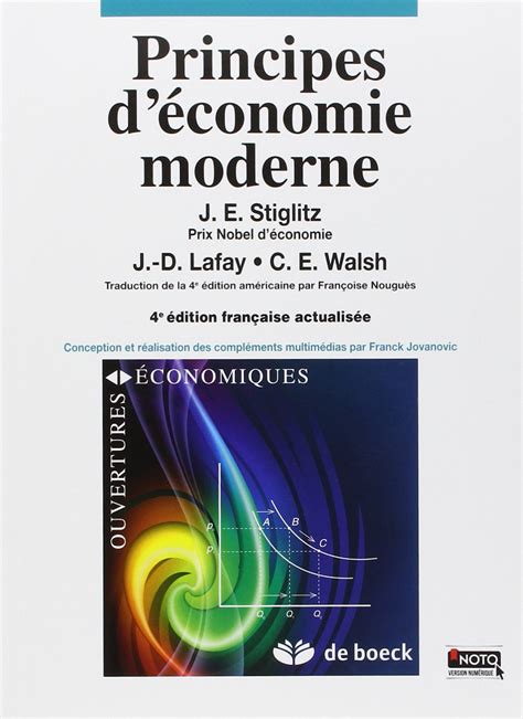 Amazon Fr Principes D Conomie Moderne Joseph Stiglitz Jean