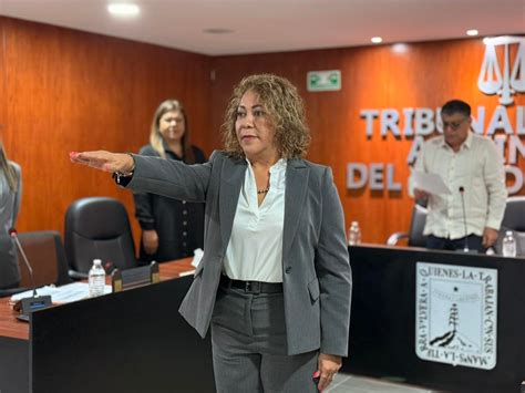 Rinde Protesta La Contralora Estatal Como Presidenta Temporal Del