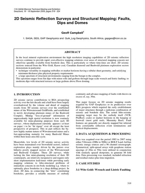 Pdf D Seismic Reflection High Resolution Dokumen Tips