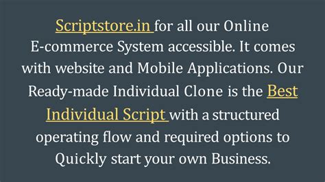 Ppt Best Individual Script Scriptstore In Powerpoint Presentation