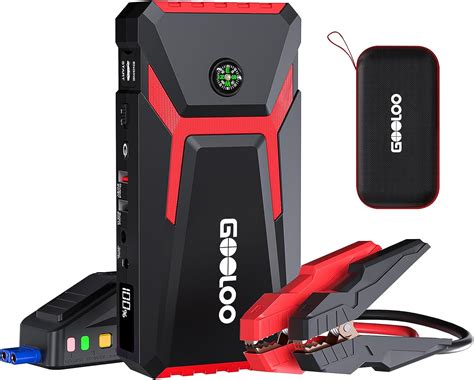 GOOLOO GE2000 Avviatore Batteria Auto Supersafe 2000A 12V Booster