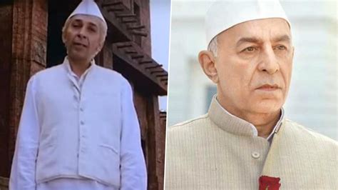 Bollywood News A Look At Actors Who Played Jawaharlal Nehru On His