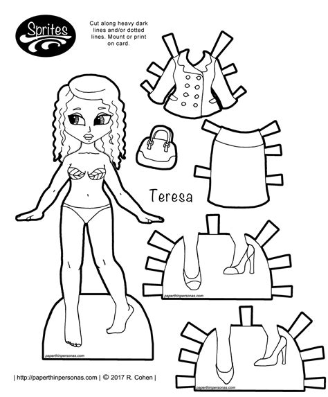 Printable Paper Dolls From Paper Thin Personas