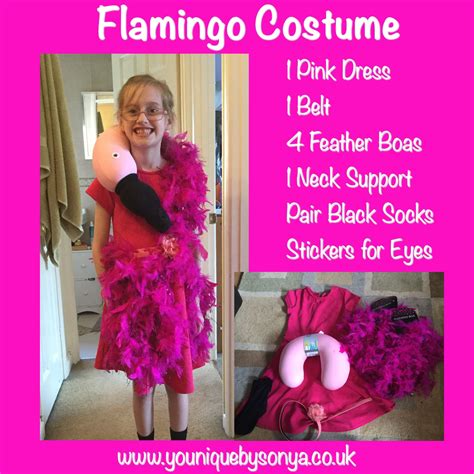 Girls Flamingo Costume A Simple Diy Flamingo Costume That Will Not