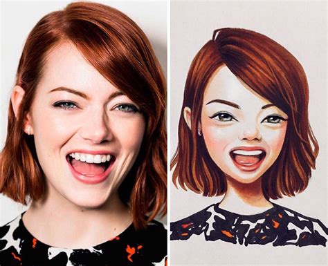 Adorable hand-drawn cartoon characters based on celebrities – Vuing.com